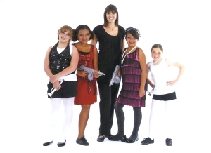 Ms. Lacey with Class Act Dance Musical Theatre Students 2011